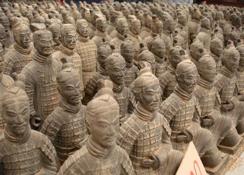 兵马俑雕塑
