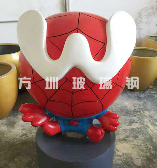 玻璃钢卡通公仔雕塑