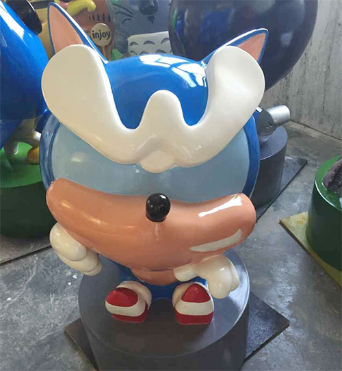玻璃钢卡通公仔雕塑