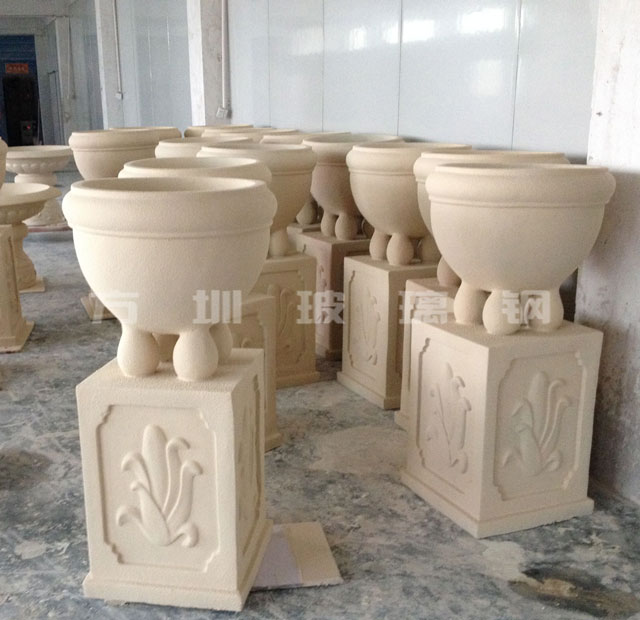 玻璃钢仿砂岩花盆