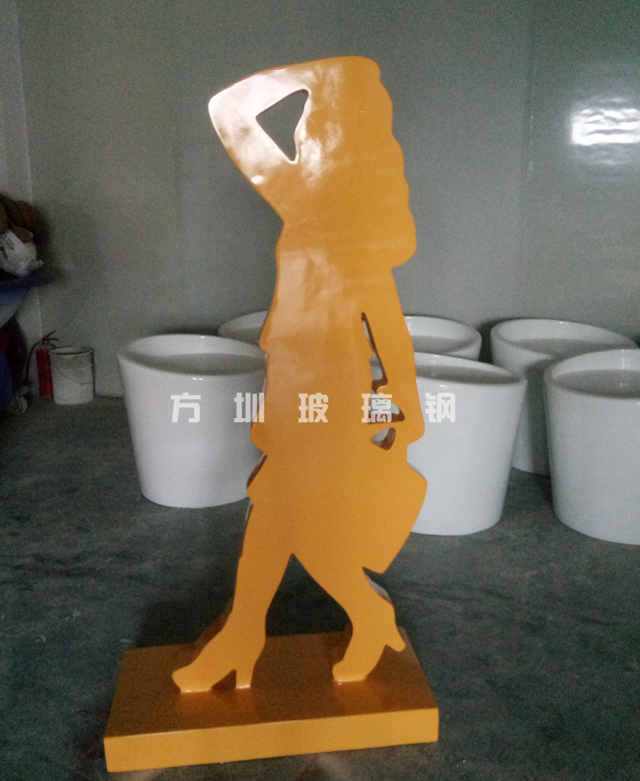 玻璃钢女人雕塑