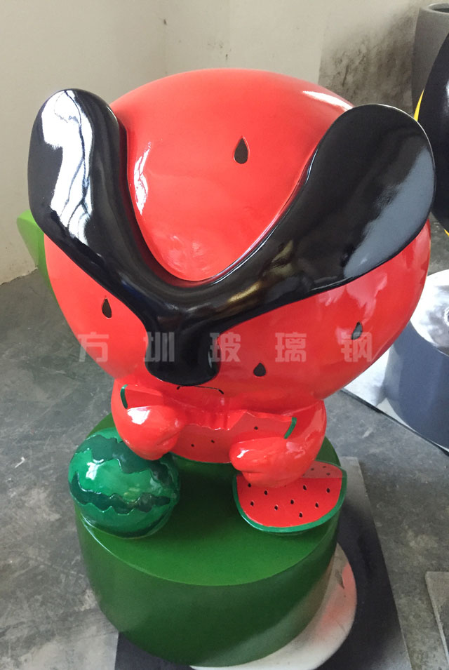 玻璃钢卡通公仔雕塑