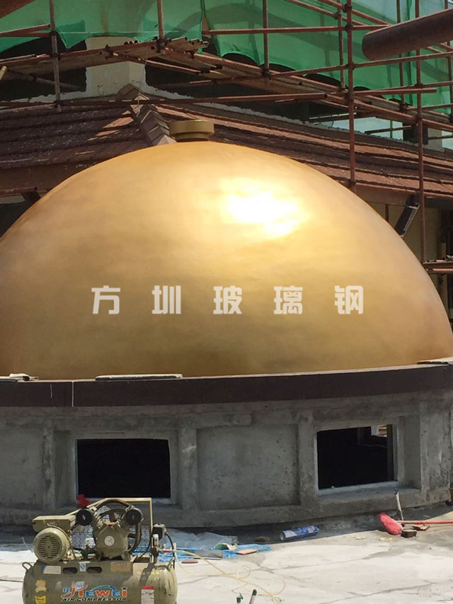 方圳玻璃钢圆形造型装饰惠州别墅楼顶
