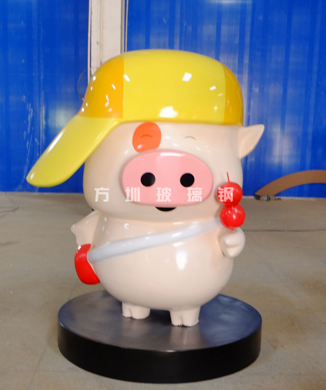 玻璃钢卡通公仔雕塑