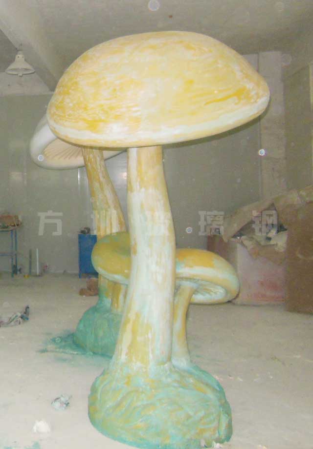 玻璃钢蘑菇雕塑