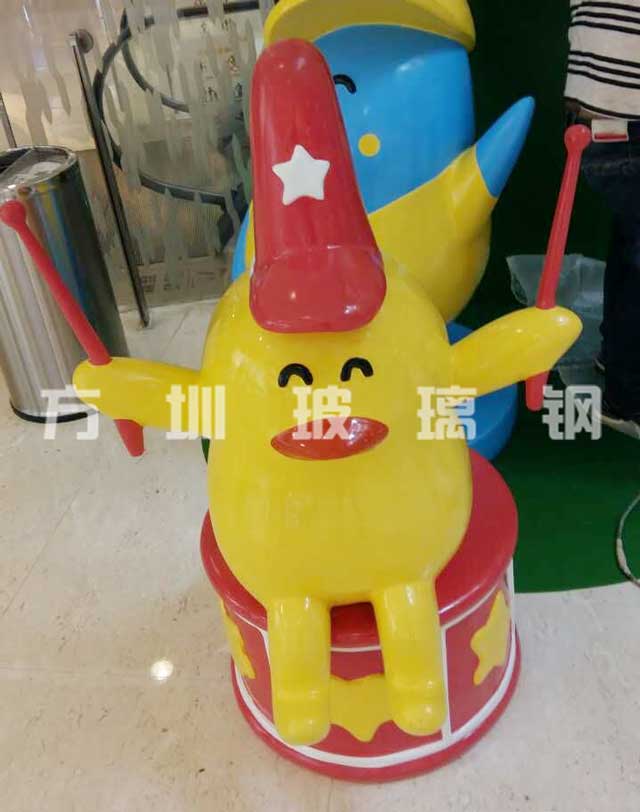 玻璃钢卡通公仔雕塑小佳星