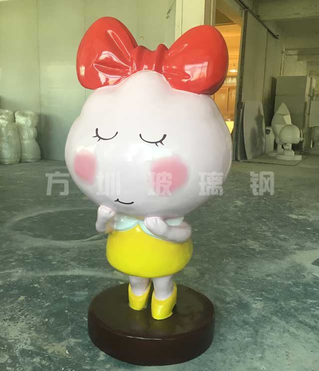 玻璃钢卡通美陈雕塑小天