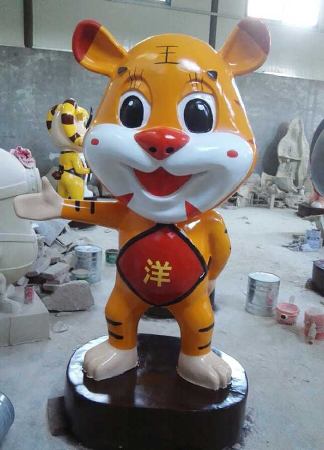 玻璃钢生肖虎雕塑