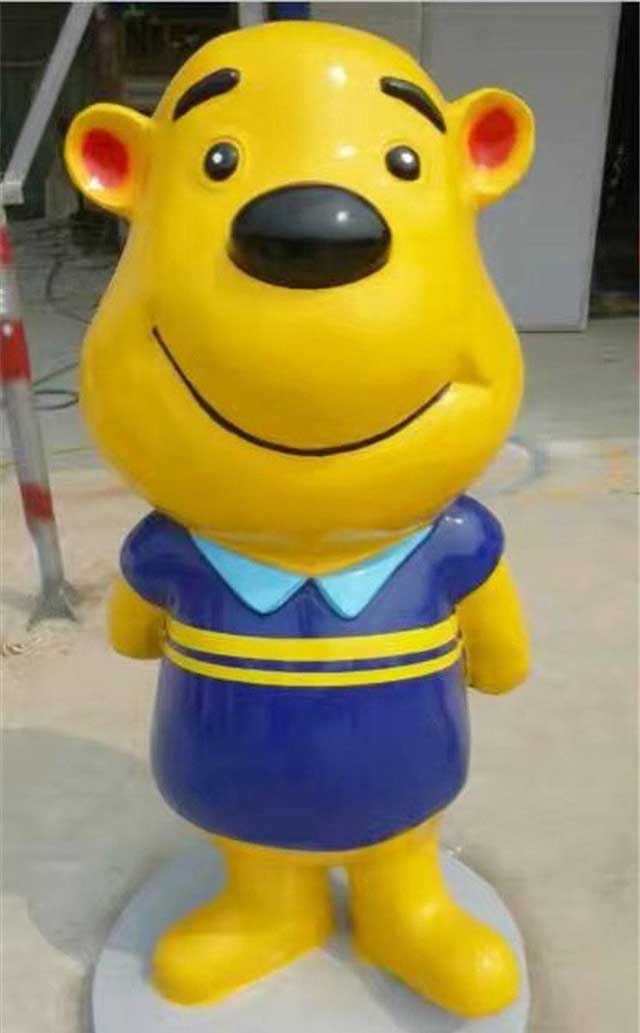 玻璃钢卡通熊雕塑