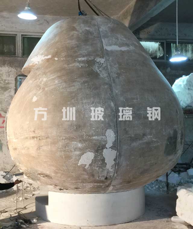 大型玻璃钢招财猫雕塑