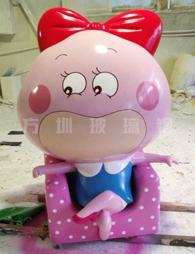 玻璃钢小天雕塑