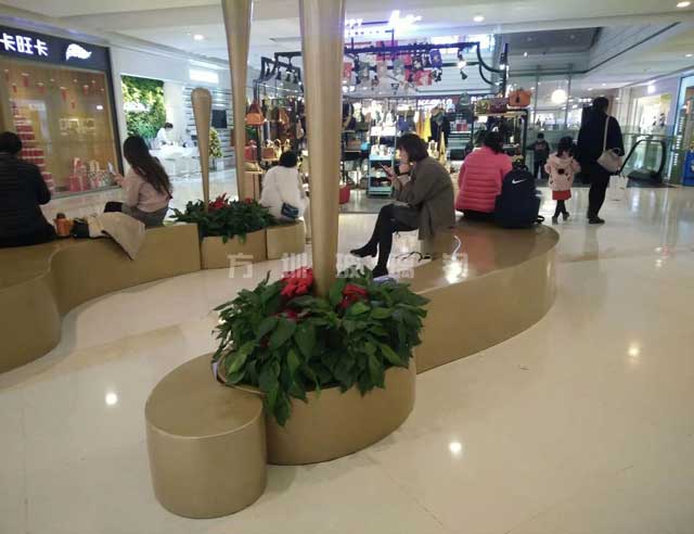 玻璃钢商场休闲椅