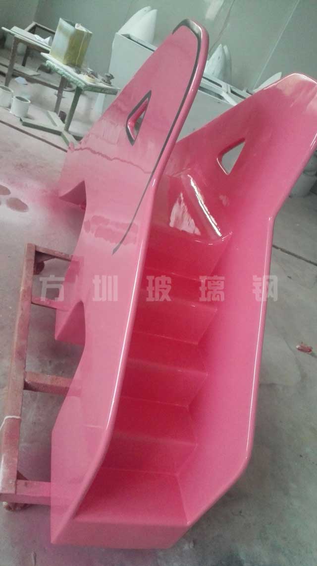 深圳幼儿园定制玻璃钢大象滑滑梯雕塑供小朋友玩耍
