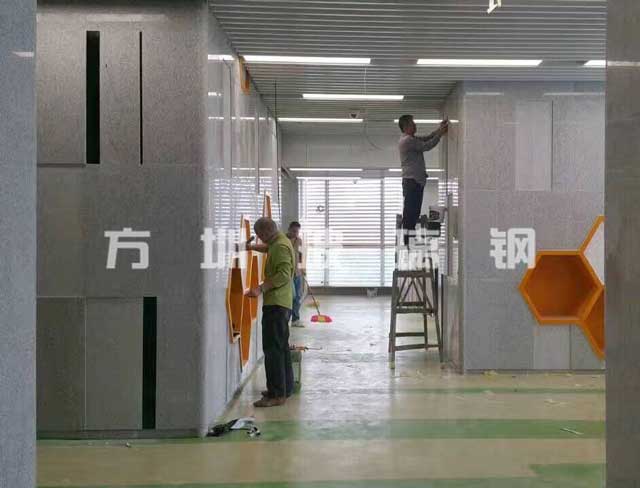 玻璃钢六角造型装饰