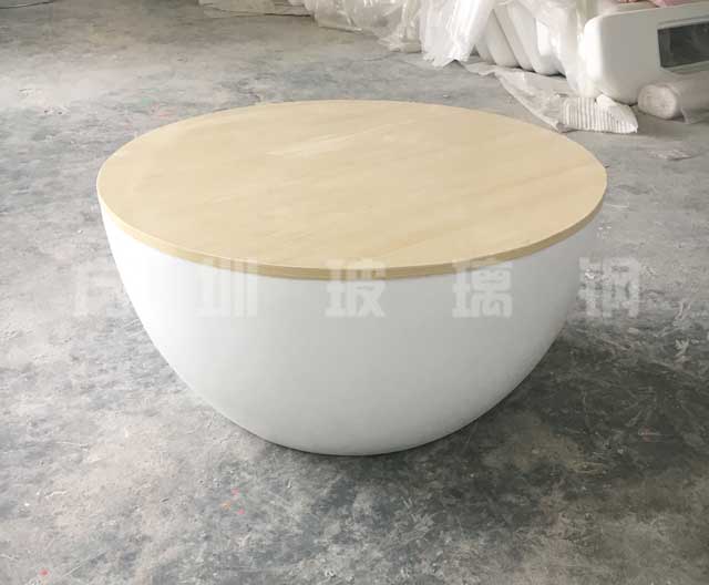玻璃钢半圆形休闲椅