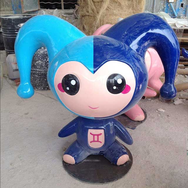 玻璃钢卡通美陈雕塑