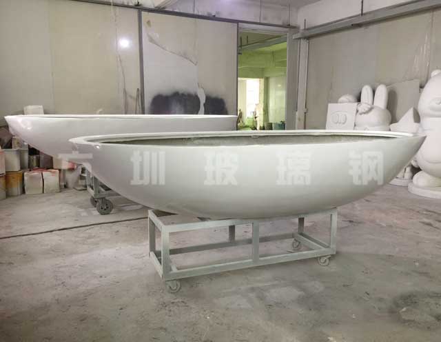 大型玻璃钢美陈花盆
