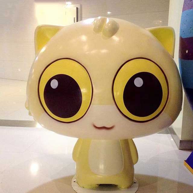 玻璃钢卡通美陈雕塑