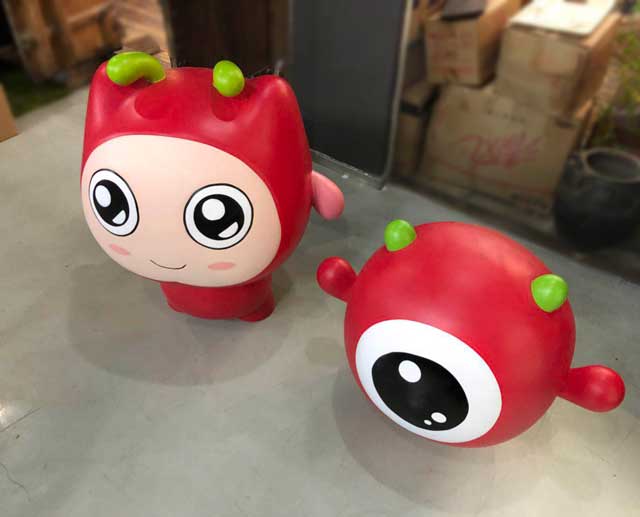 玻璃钢卡通公仔雕塑