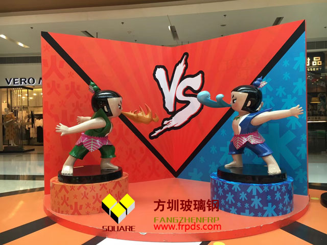 商场葫芦娃摆件玻璃钢卡通雕塑