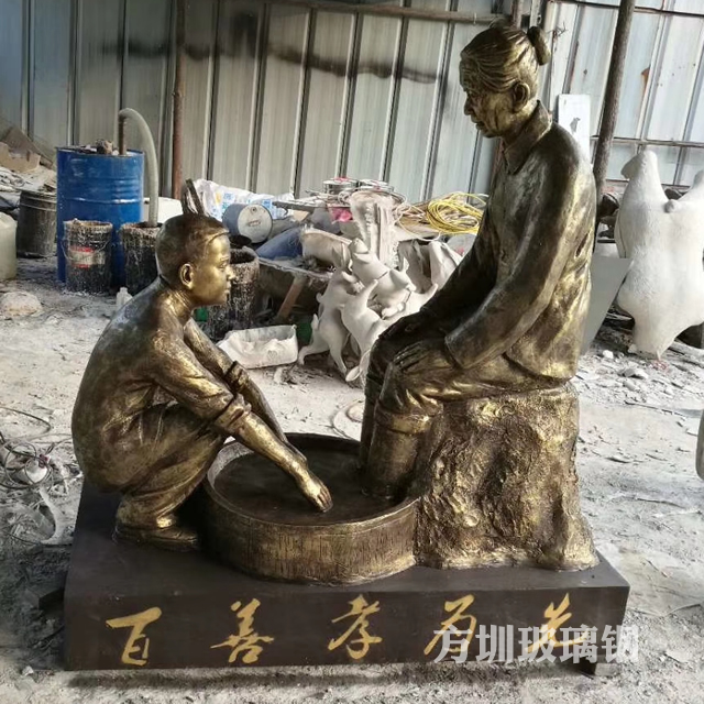 民俗民风雕塑，玻璃钢民俗雕塑