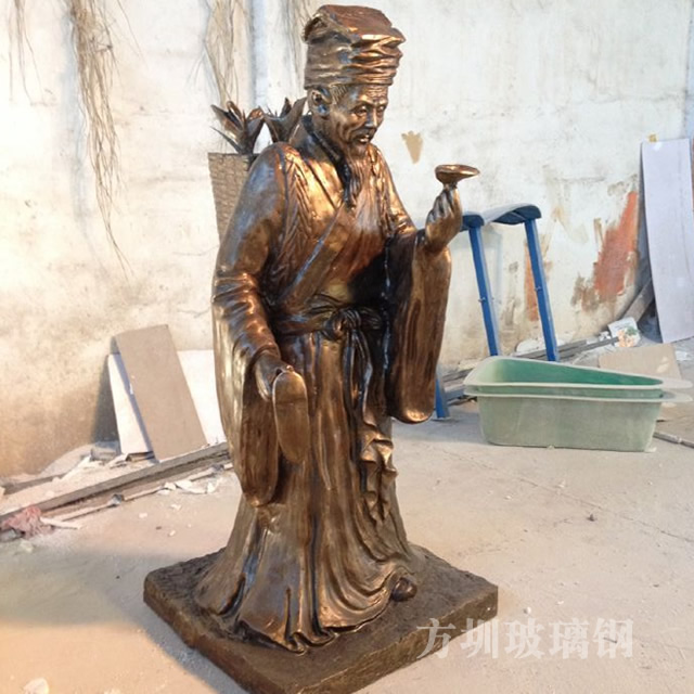 玻璃钢雕塑可以用几种方法做出仿铜效果？