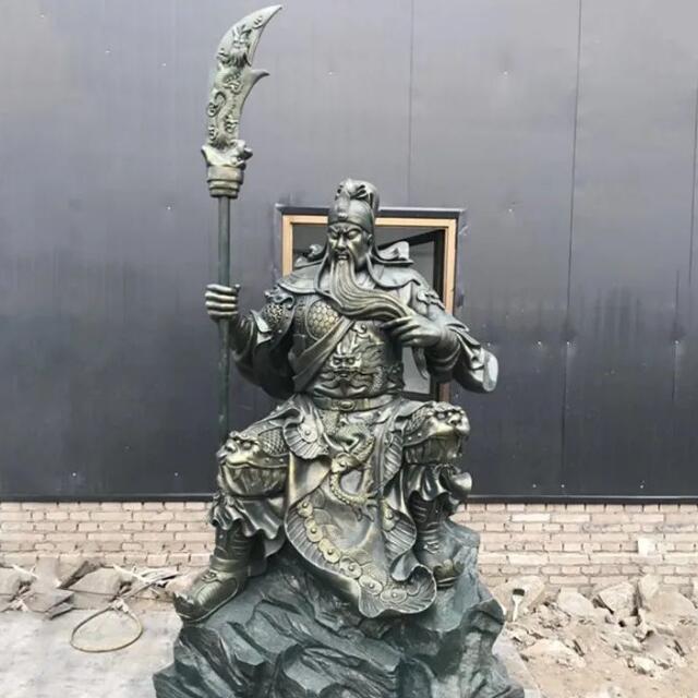 玻璃钢关羽关公雕像