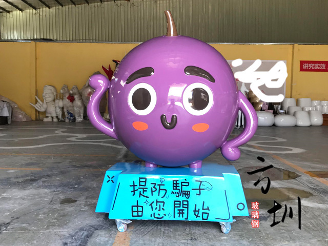 玻璃钢创意卡通宣传雕塑