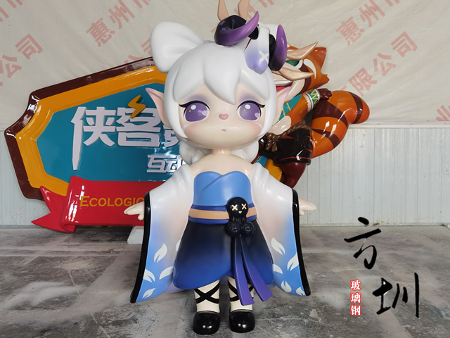电影院卡通动漫雕塑标牌