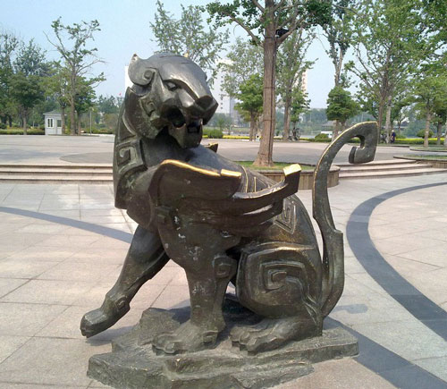 广场铜艺动物雕塑